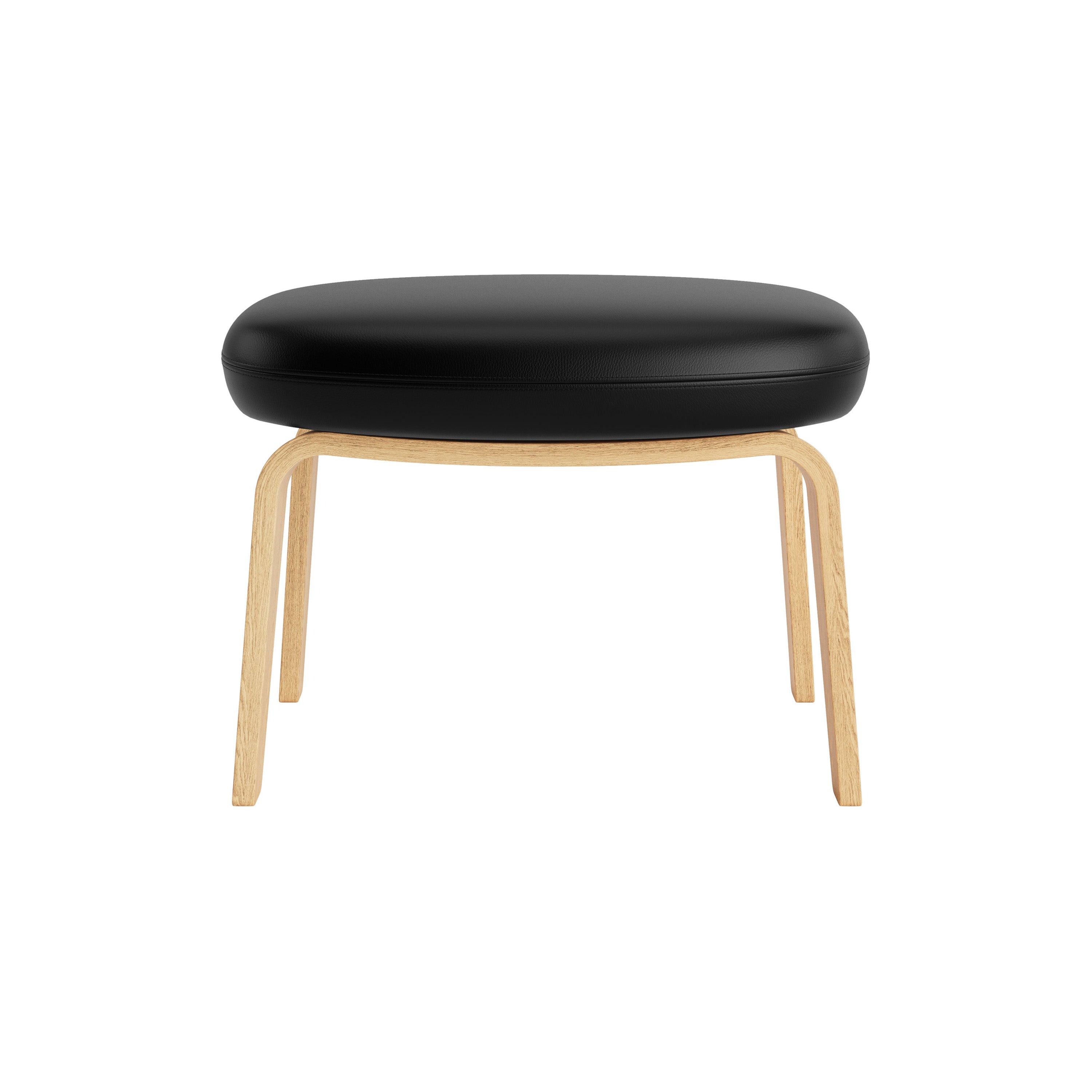 Era Footstool: Wood Base + Oak