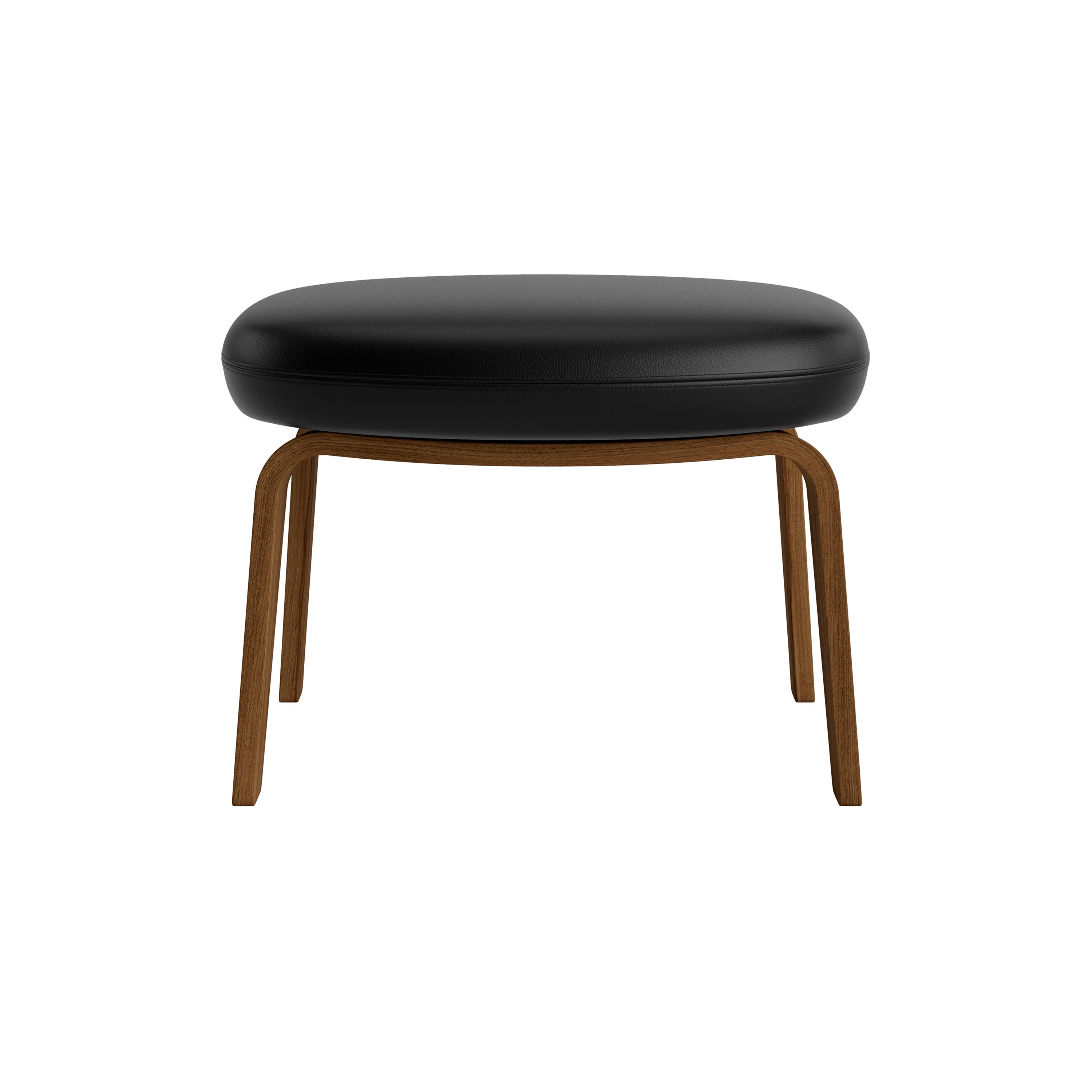 Era Footstool: Wood Base + Walnut