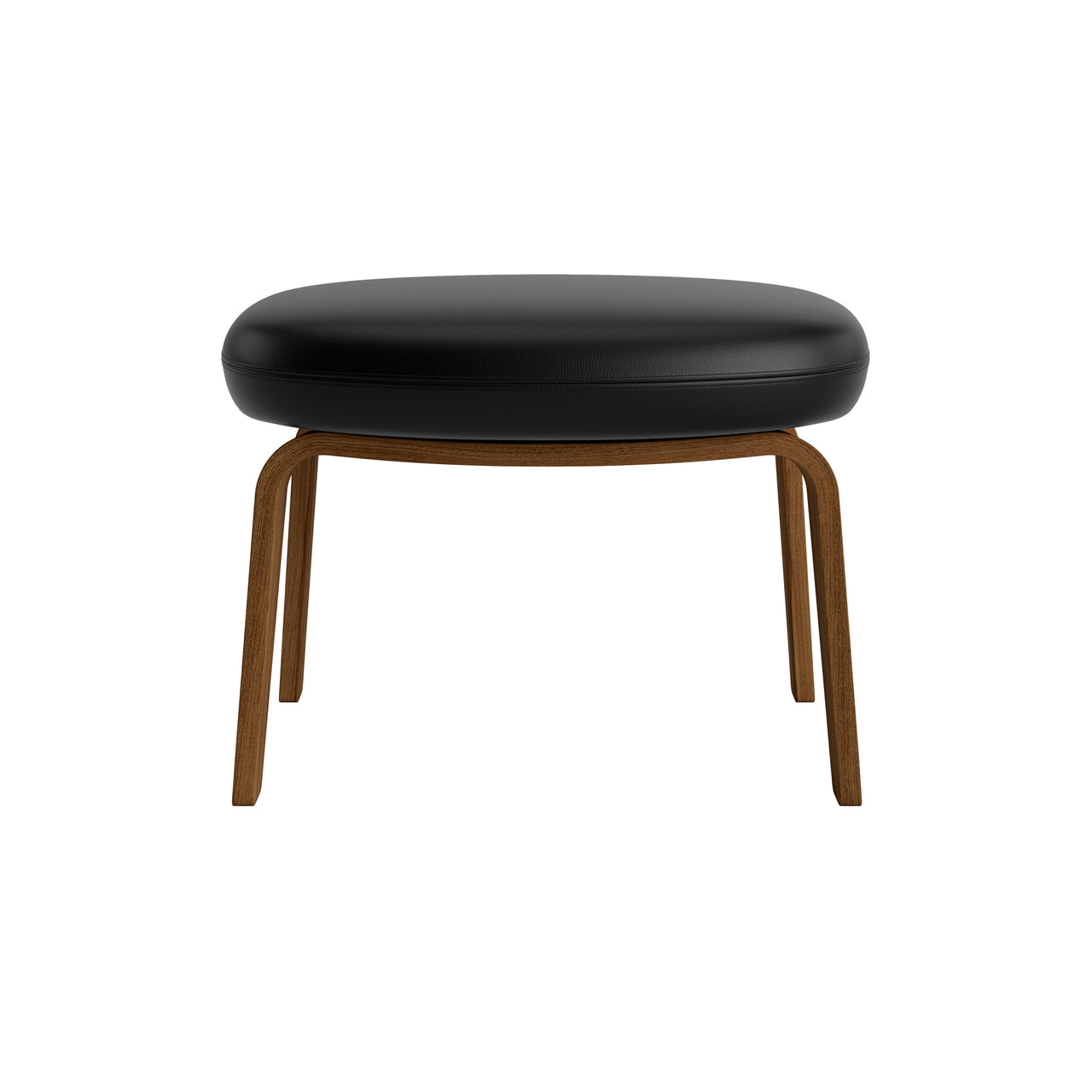 Era Footstool: Wood Base + Walnut