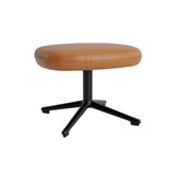 Era Footstool: Swivel + Black Aluminum