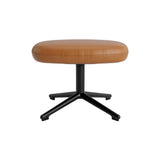 Era Footstool: Swivel + Black Aluminum