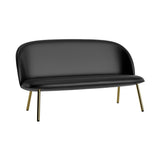 Ace Sofa: Steel Base + Brass