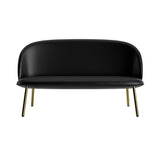 Ace Sofa: Steel Base + Brass