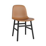 Form Chair: Wood Base + Upholstered + Black Oak