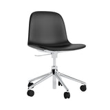 Form Chair: Swivel 5W Gaslift Upholstered + Aluminum