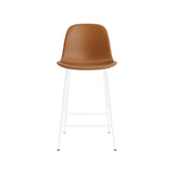 Form Counter Chair: Upholstered + White