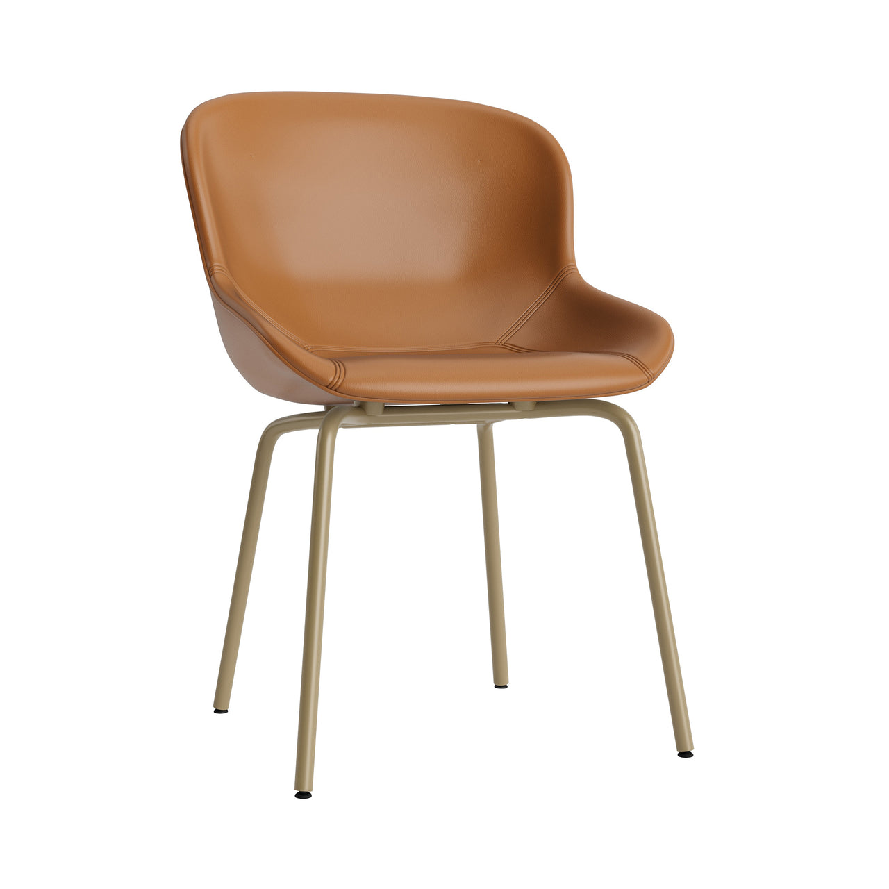 Hyg Chair: Steel Base + Full Upholstered + Sand