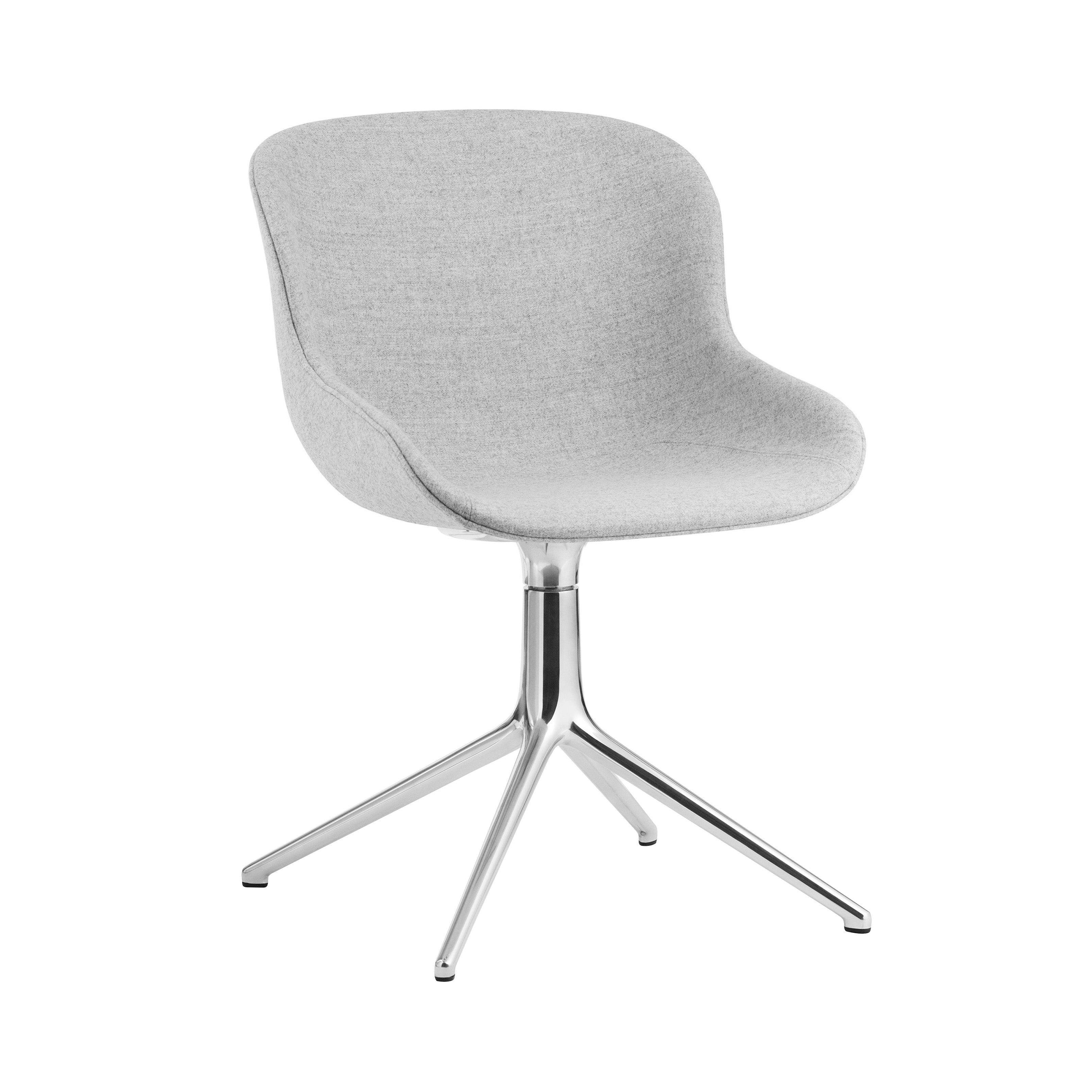 Hyg 4 Legs Swivel Chair: Fully Upholstered + Aluminum