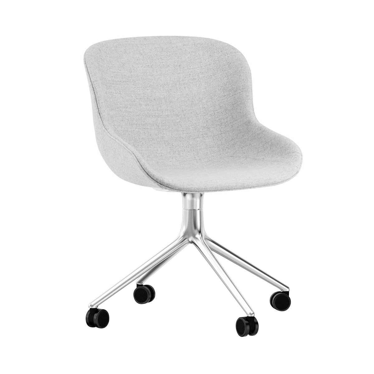 Hyg Chair Swivel 4W: Full Upholstered + Aluminum