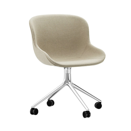 Hyg Chair Swivel 4W: Full Upholstered + Aluminum