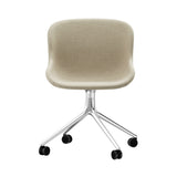 Hyg Chair Swivel 4W: Full Upholstered + Aluminum