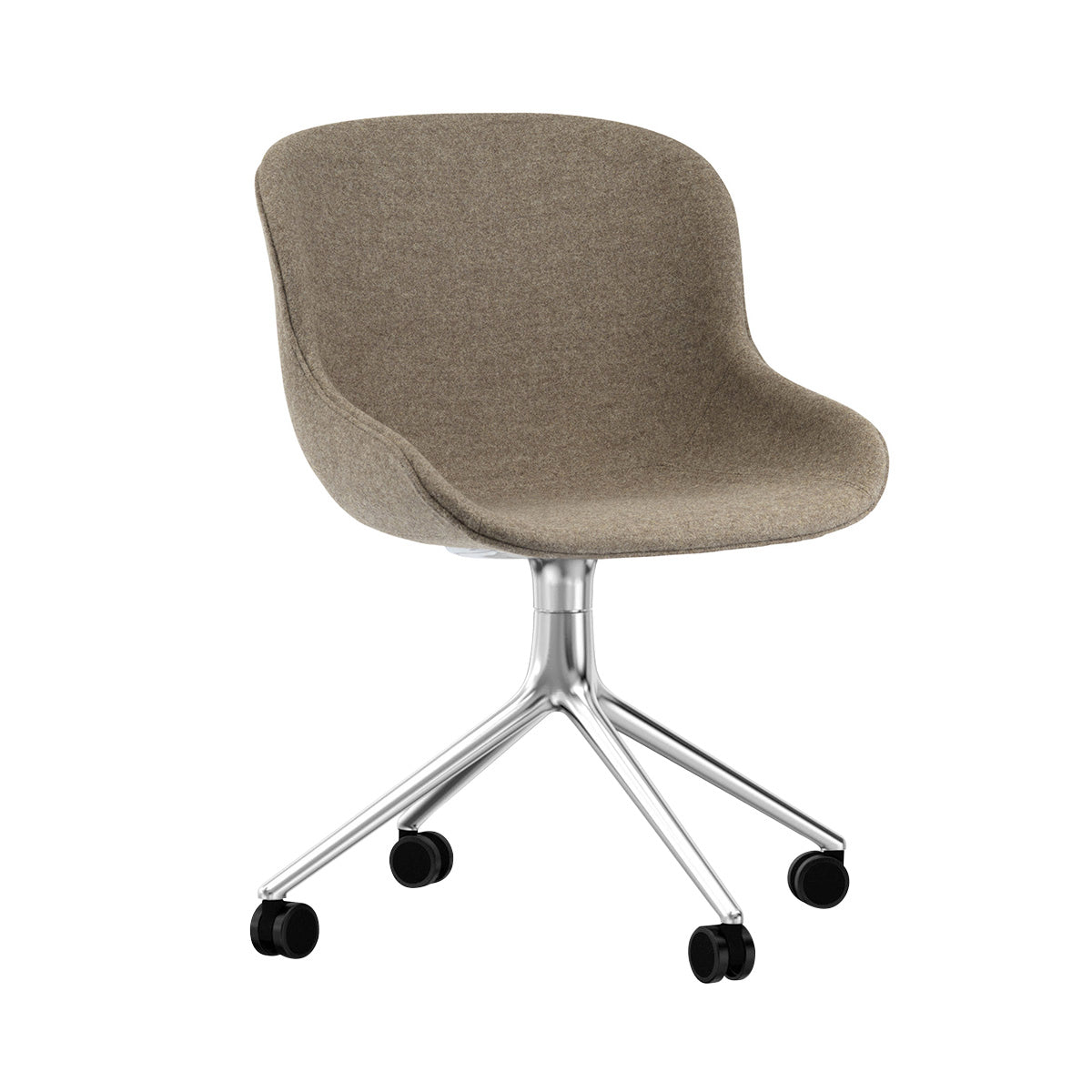 Hyg Chair Swivel 4W: Full Upholstered + Aluminum