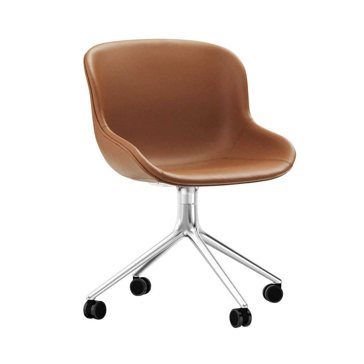 Hyg Chair Swivel 4W: Full Upholstered + Aluminum