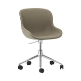Hyg 5W Swivel Chair: Gaslift Full Upholstered + Aluminum