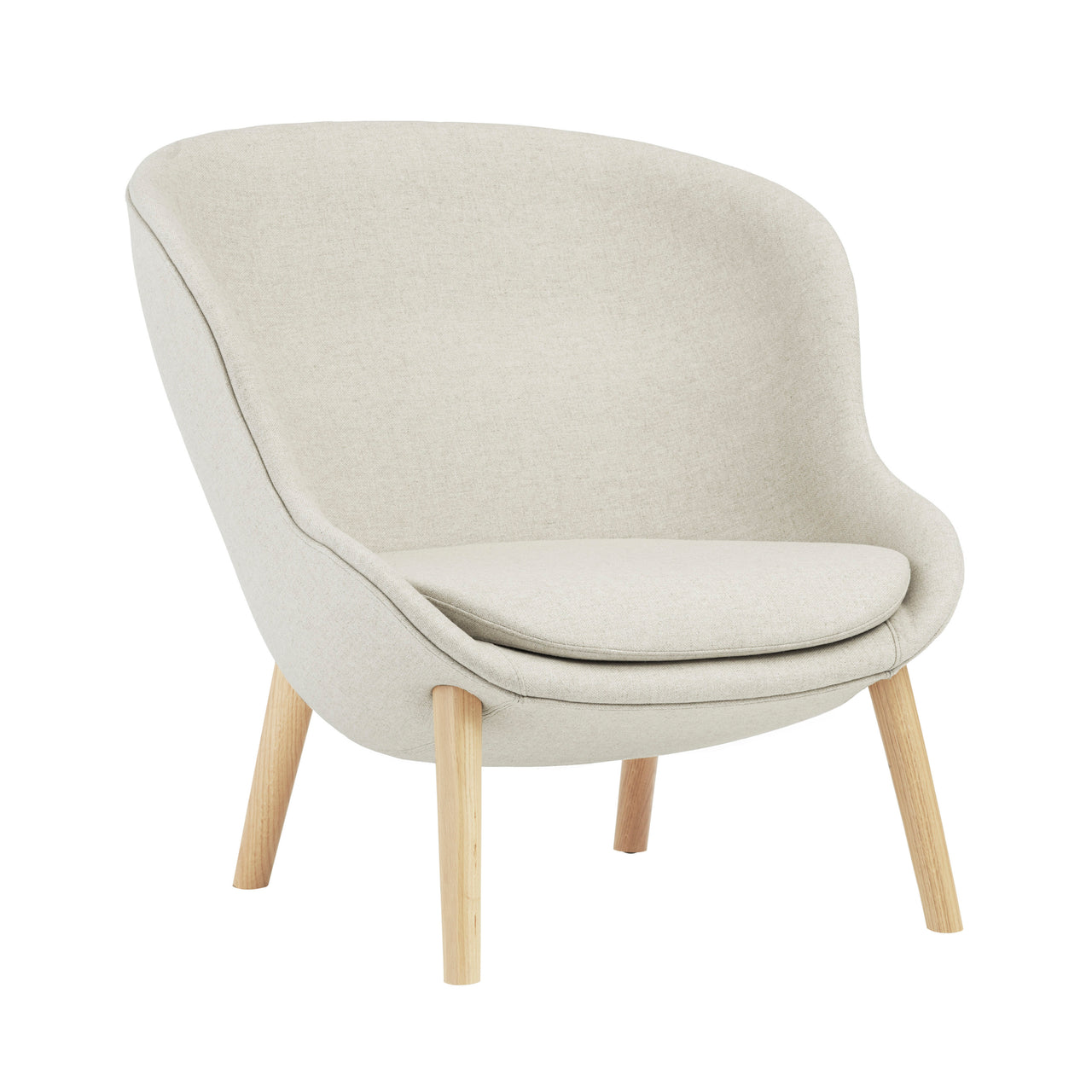 Hyg Lounge Chair: Low + Oak