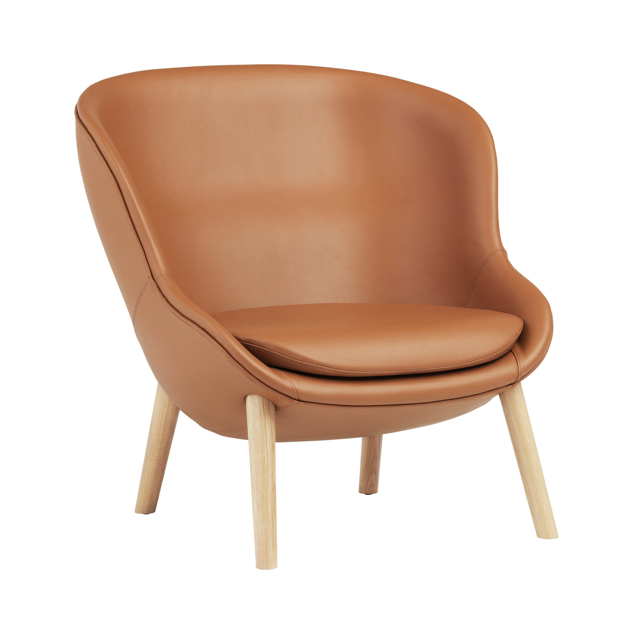 Hyg Lounge Chair: Low + Oak
