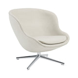 Hyg Lounge Chair Low: Swivel Base + Aluminum + Without Tilt