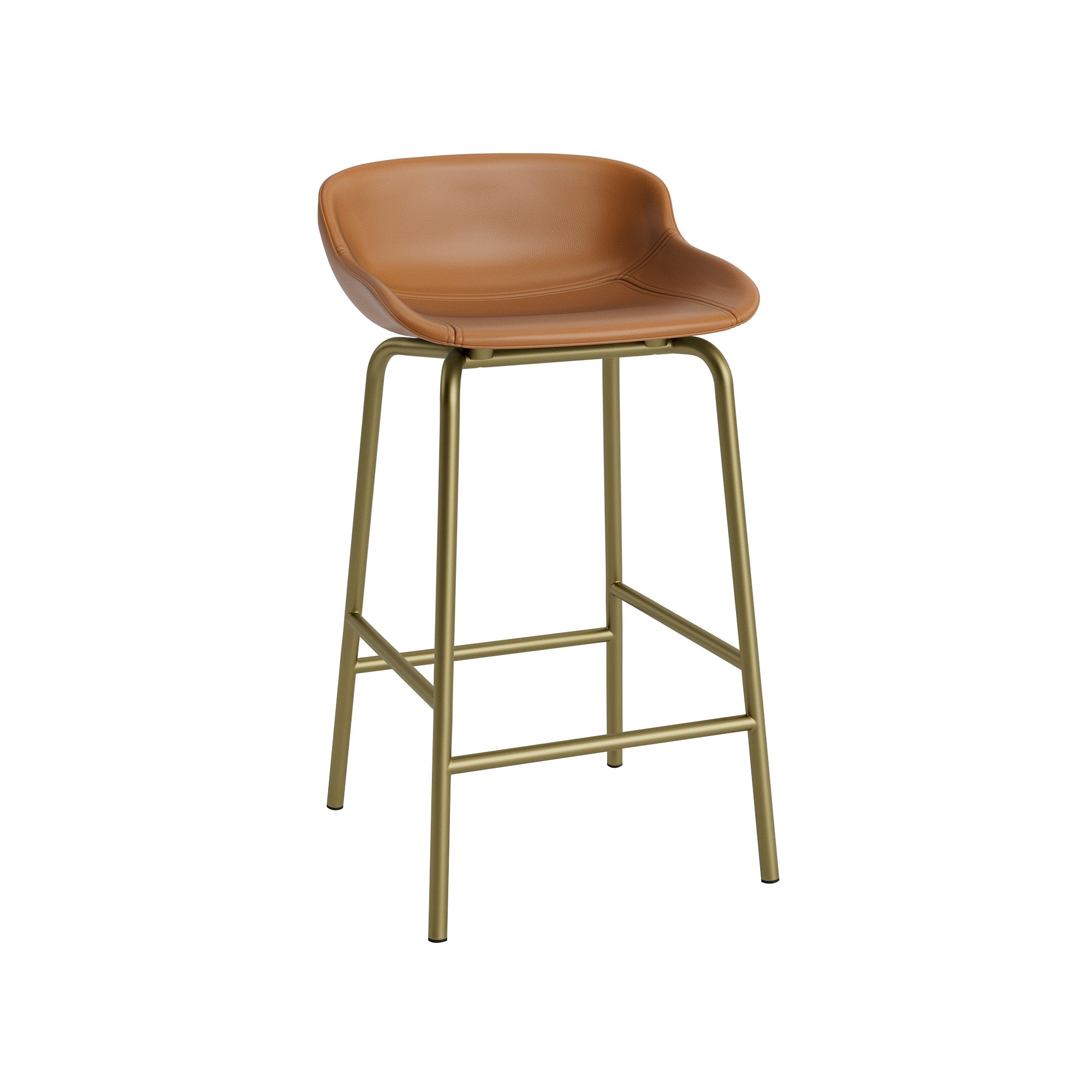 Hyg Bar + Counter Stool: Fully Upholstered + Counter + Olive