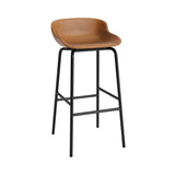 Hyg Bar + Counter Stool: Fully Upholstered + Bar + Black