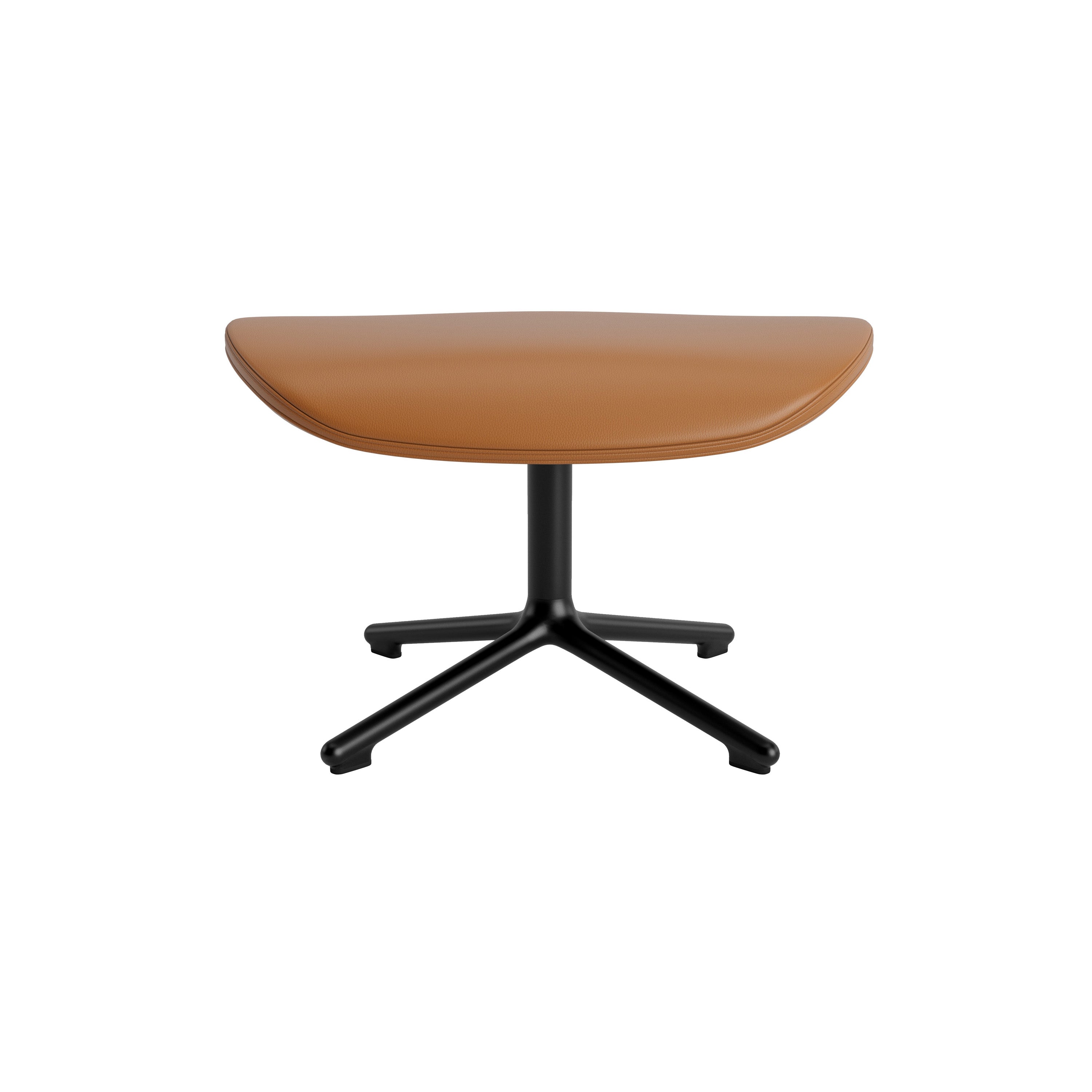 Hyg Footstool: Swivel Base + Black Aluminum