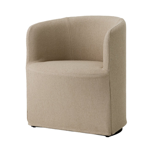Tearoom Club Chair with Loose Cover: Logan Sand