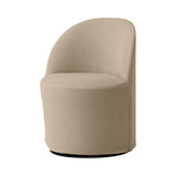 Tearoom Club Chair with Loose Cover: Swivel with Return + Logan Sand