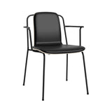 Studio Armchair: Front Upholstered + Light Grey