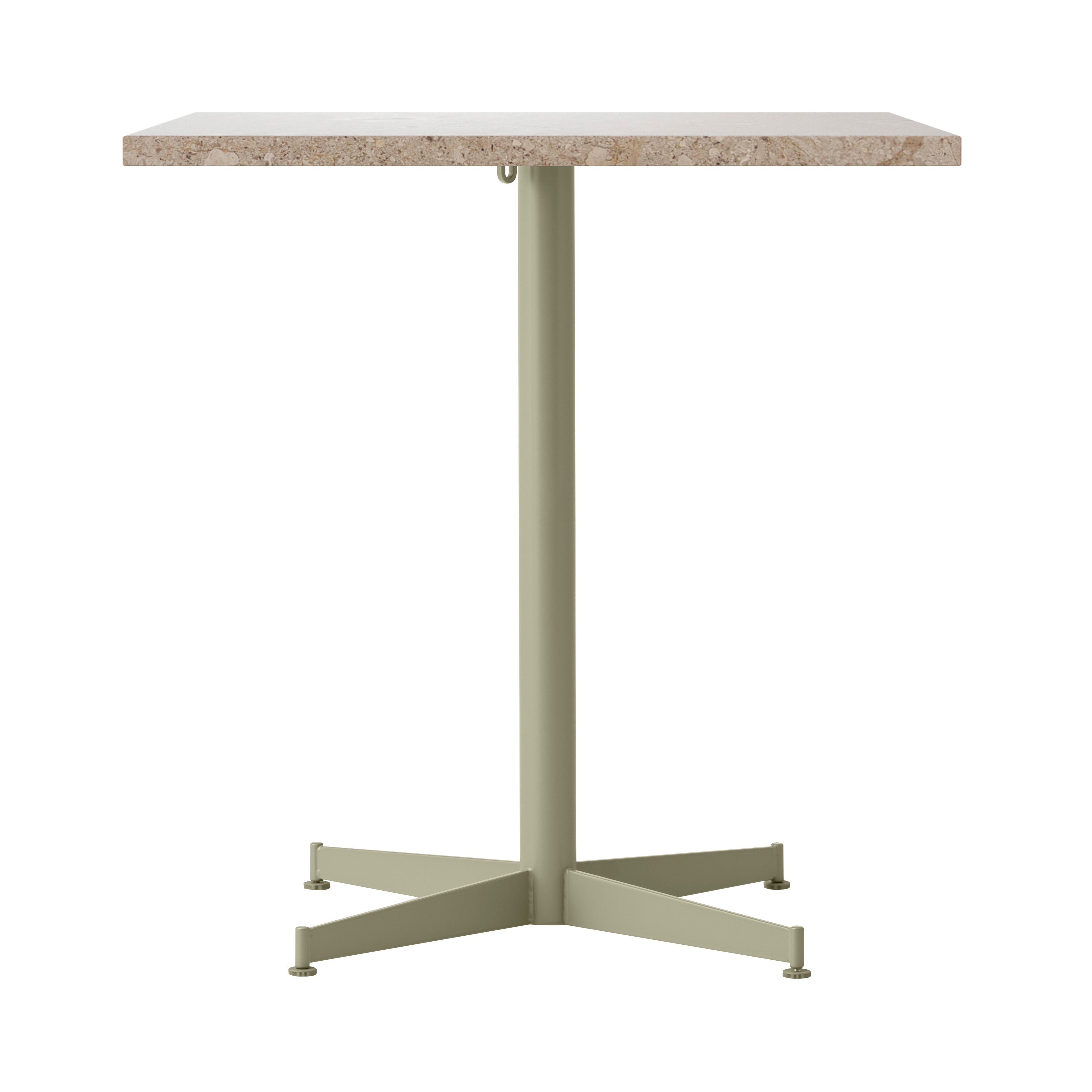 Nook Dining Table: Kunis Breccia + Olive
