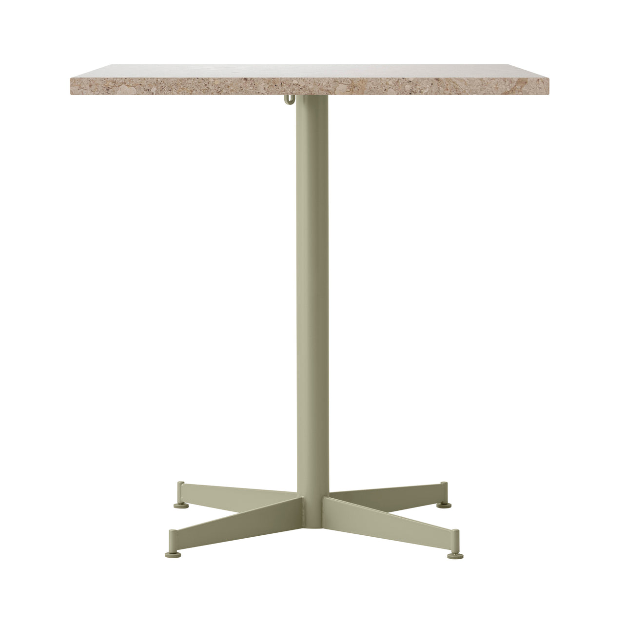 Nook Dining Table: Kunis Breccia + Olive