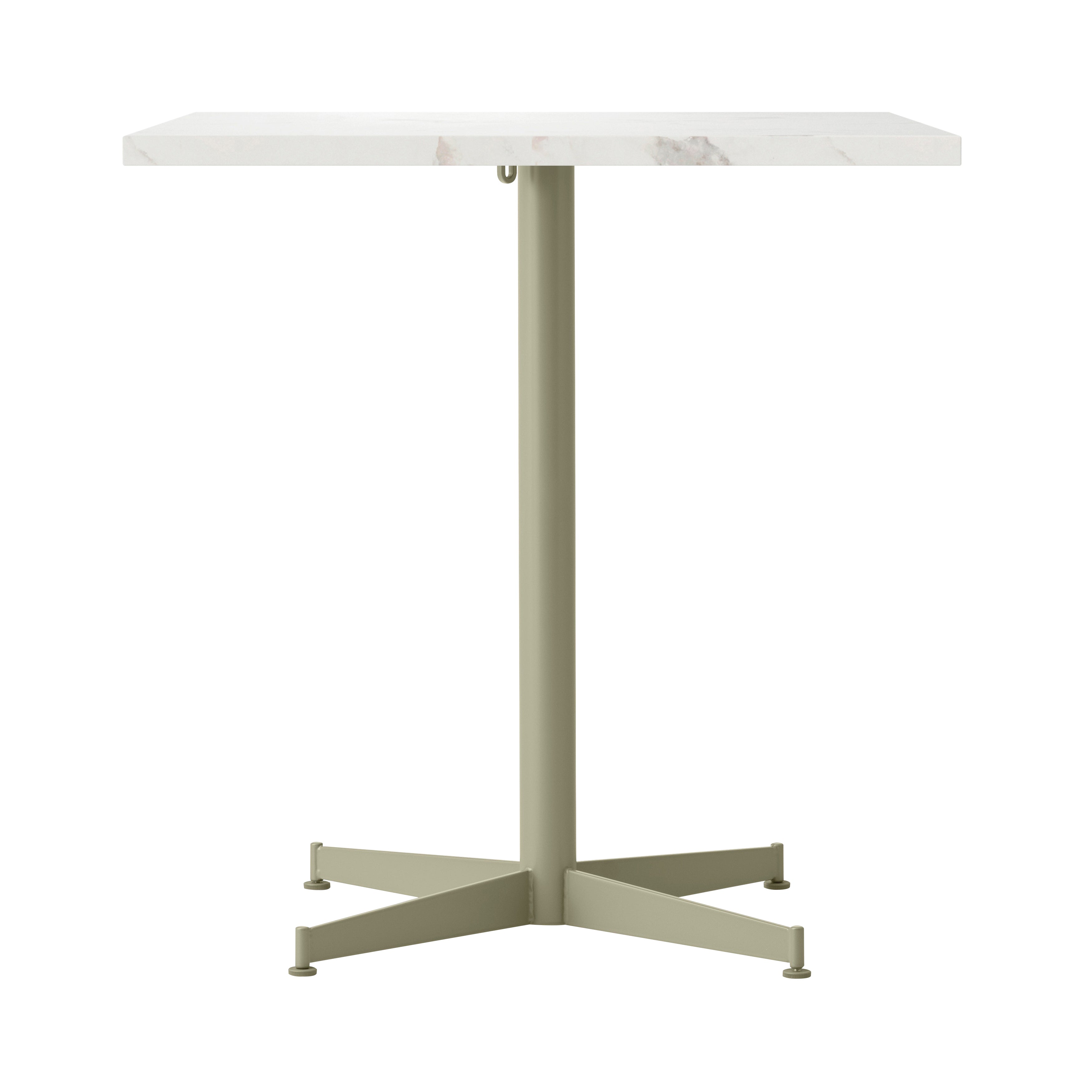 Nook Dining Table: Estremoz Marble + Olive