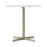 Nook Dining Table: Estremoz Marble + Olive
