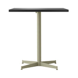 Nook Dining Table: Linoleum Charcoal + Olive