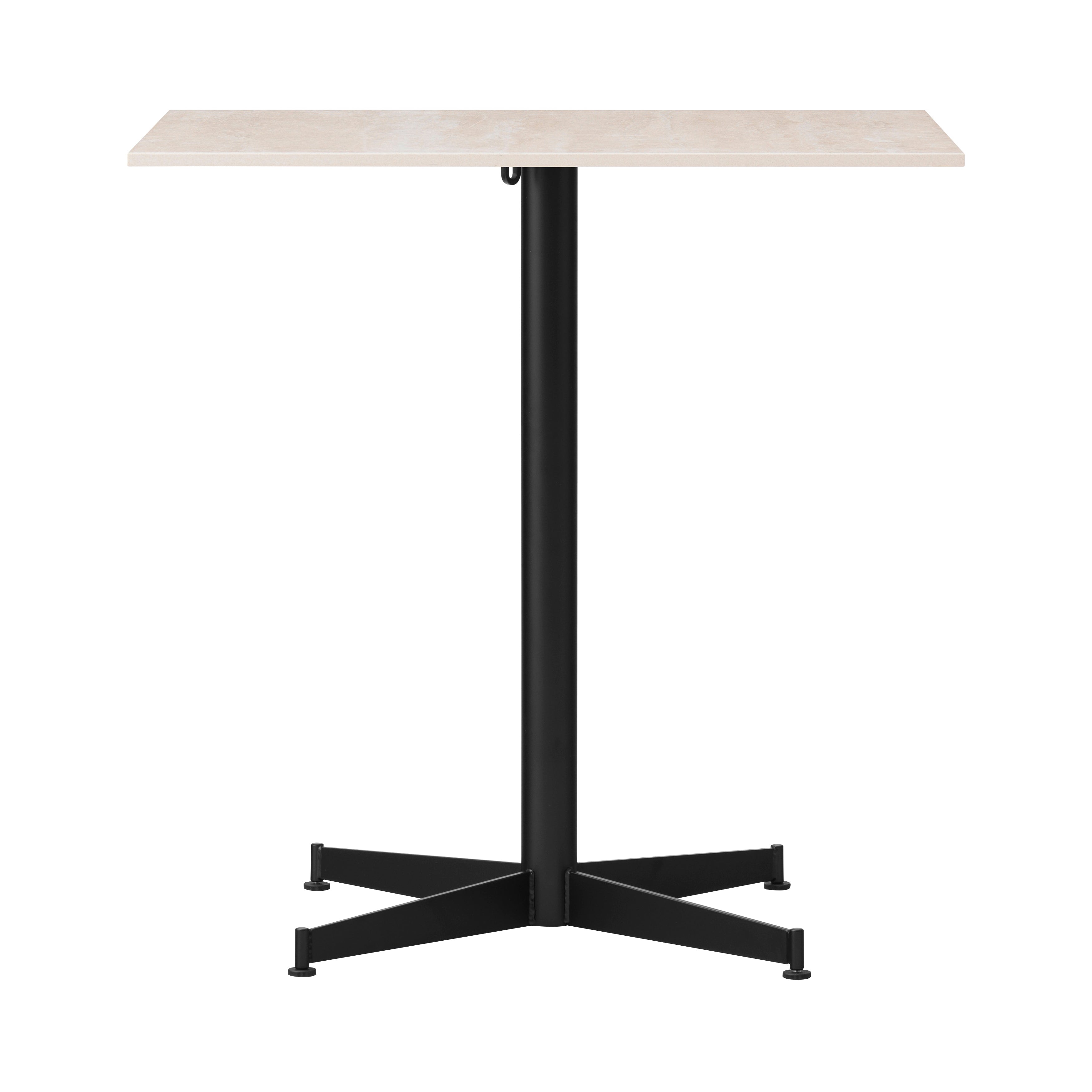 Nook Dining Table: Ceramic Sand + Black