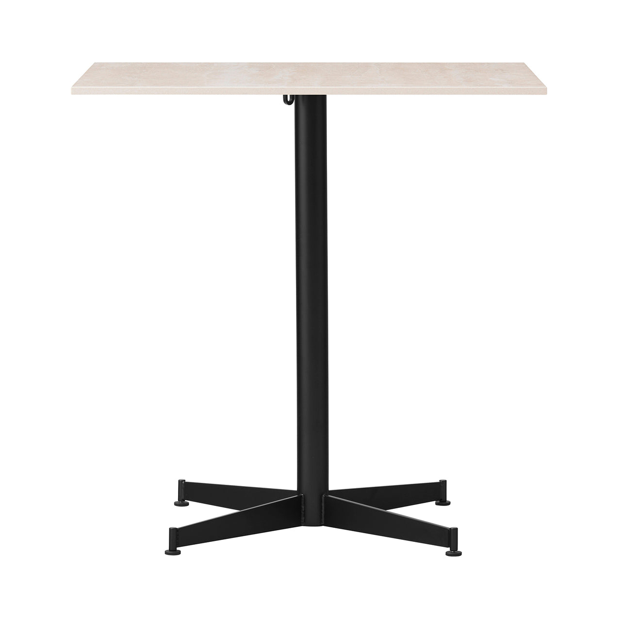 Nook Dining Table: Ceramic Sand + Black