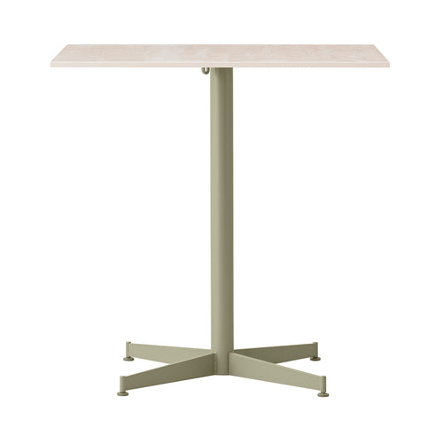 Nook Dining Table: Ceramic Sand + Olive