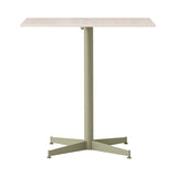 Nook Dining Table: Ceramic Sand + Olive