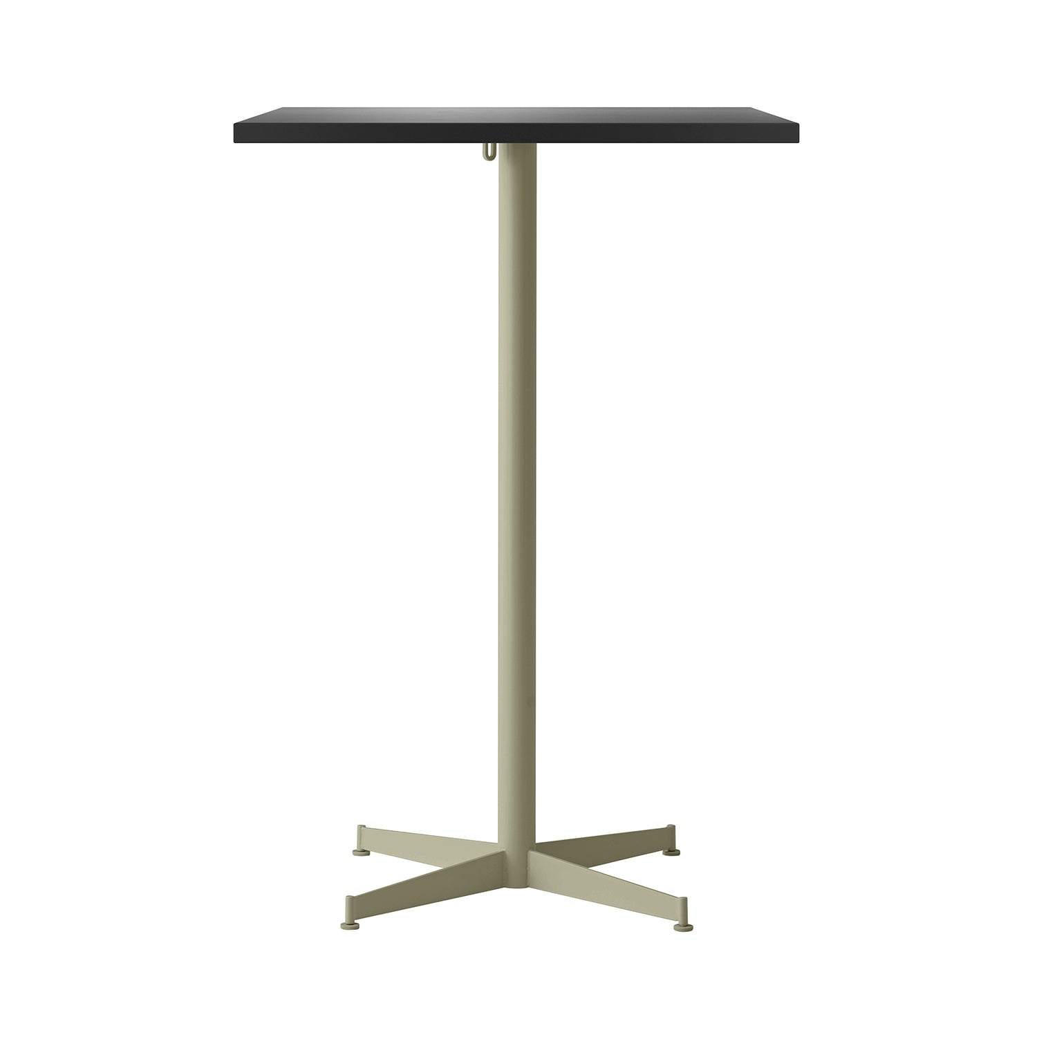 Nook Bar + Counter Table: Bar + Linoleum Charcoal + Olive