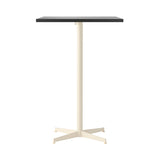 Nook Bar + Counter Table: Bar + Black Oak Veneer + Ivory