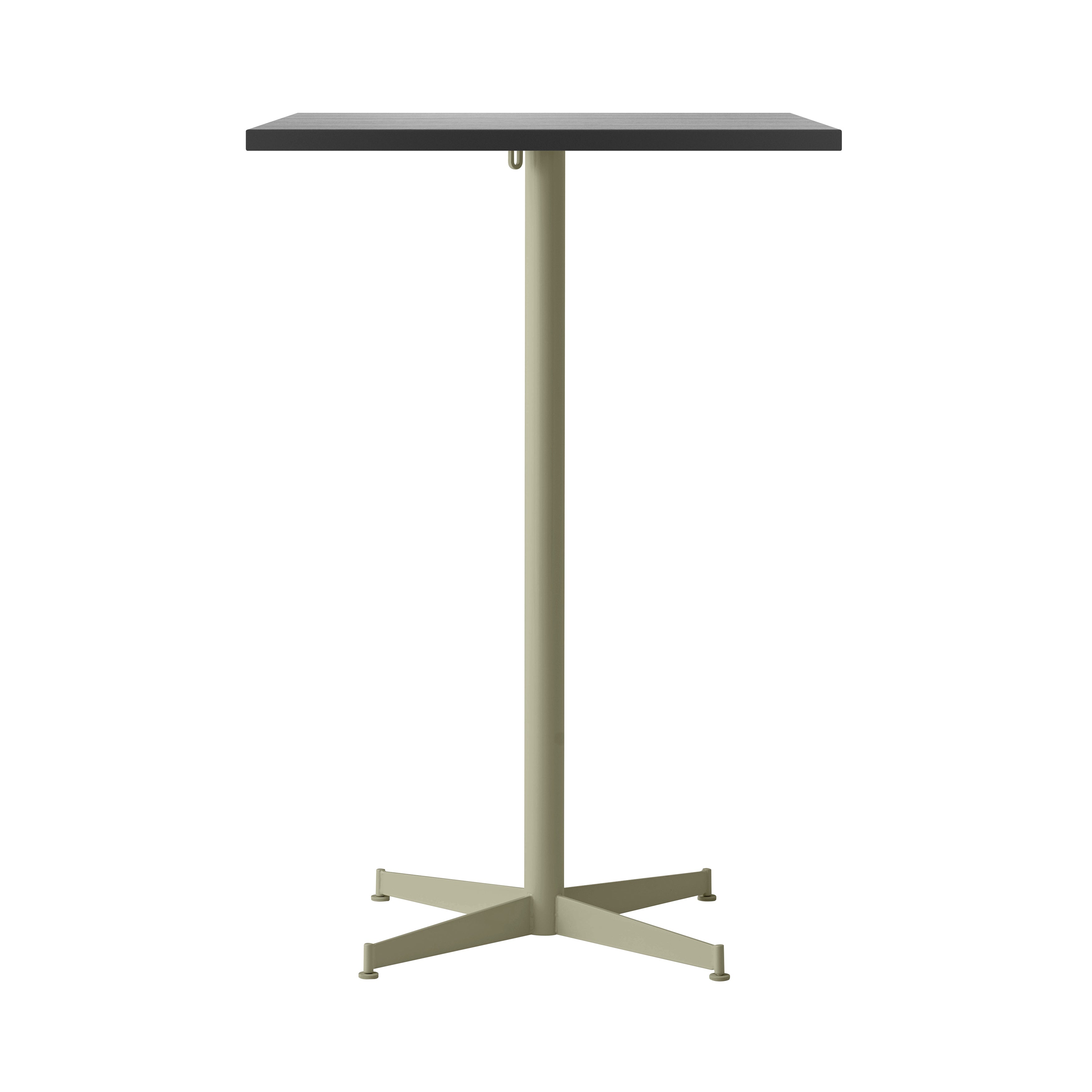 Nook Bar + Counter Table: Bar + Black Oak Veneer + Olive