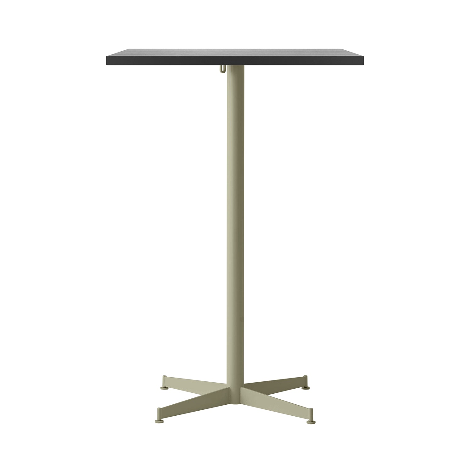 Nook Bar + Counter Table: Bar + Black Oak Veneer + Olive