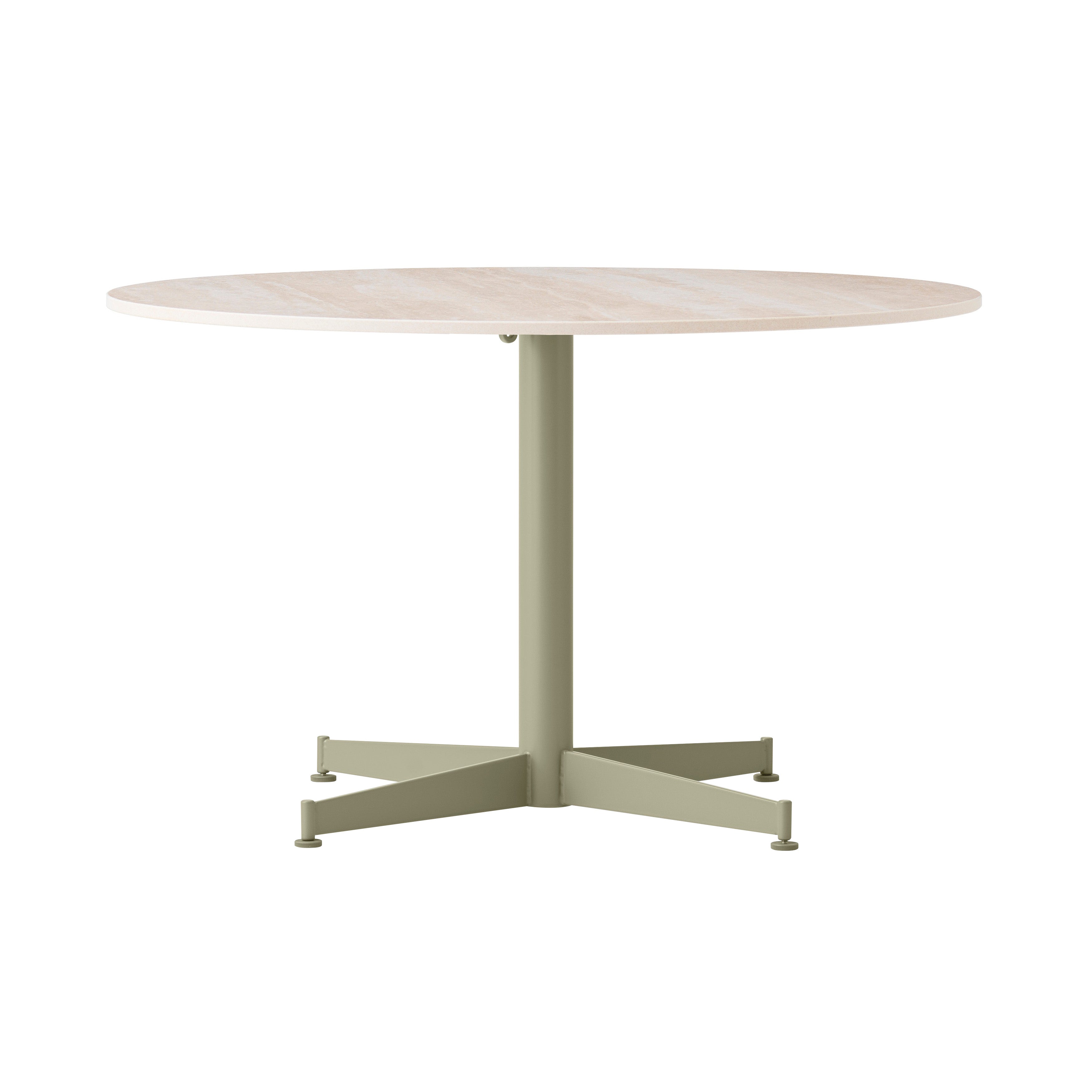 Nook Lounge Table: Ceramic Sand + Olive