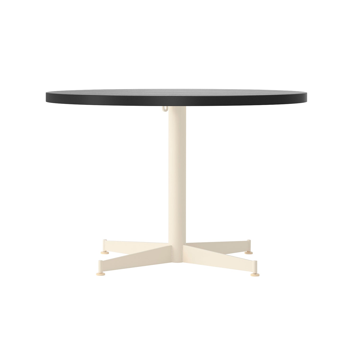 Nook Lounge Table: Black Oak Veneer + Ivory