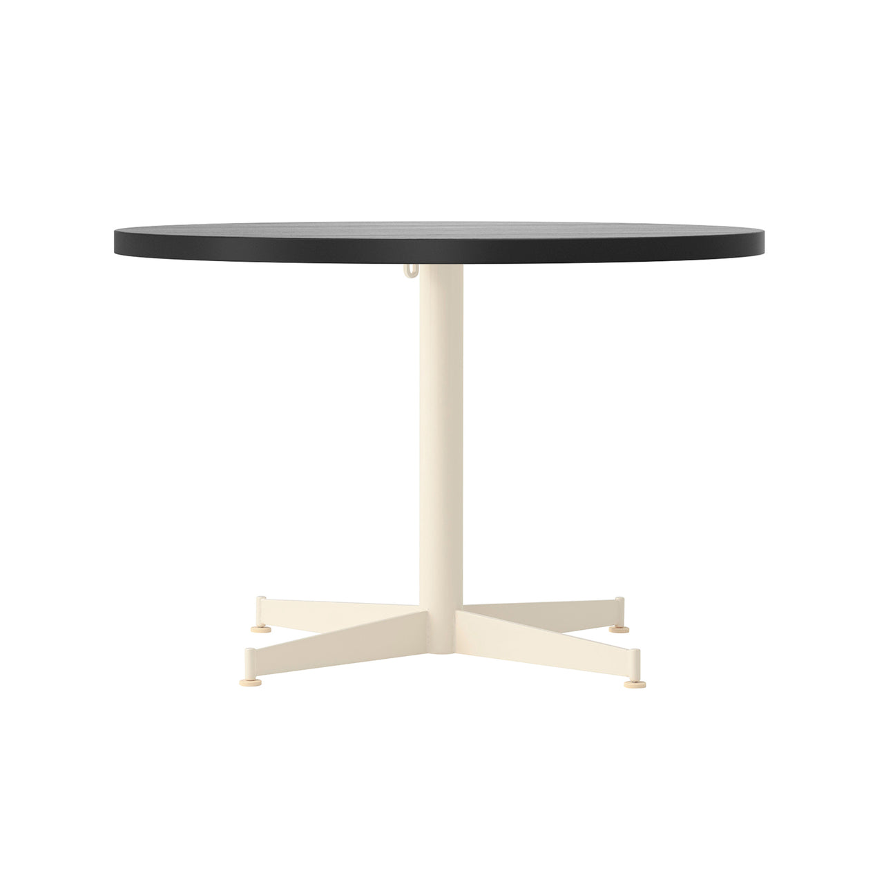 Nook Lounge Table: Black Oak Veneer + Ivory