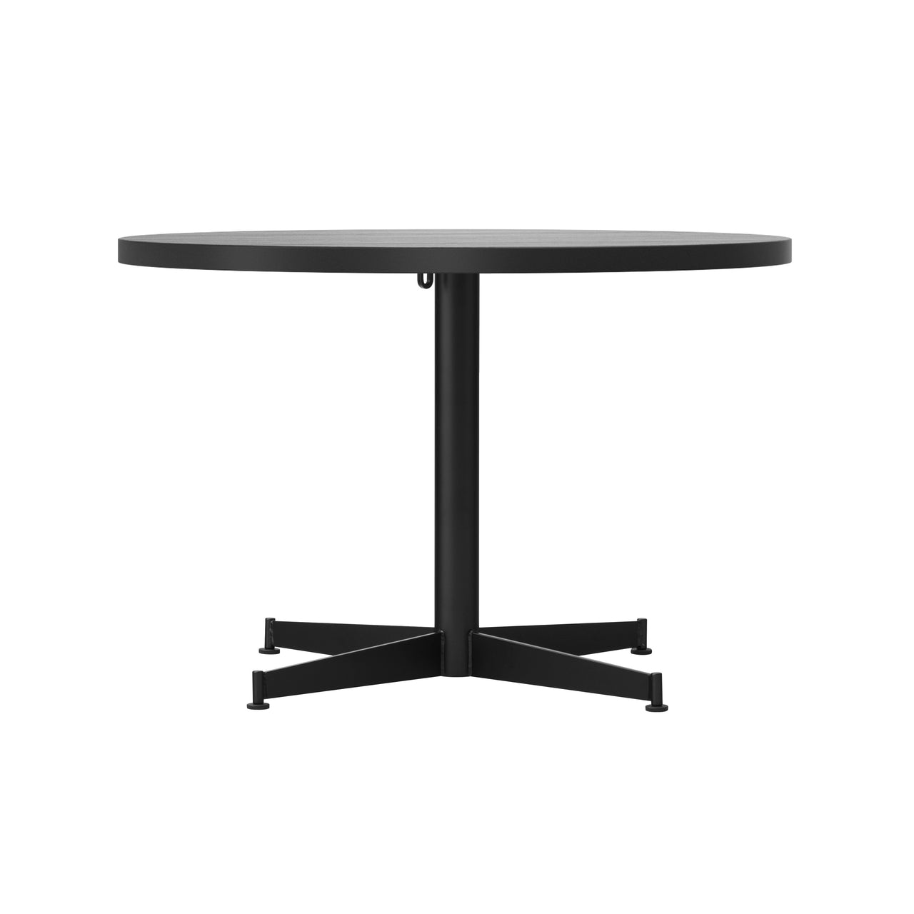 Nook Lounge Table: Black Oak Veneer + Black