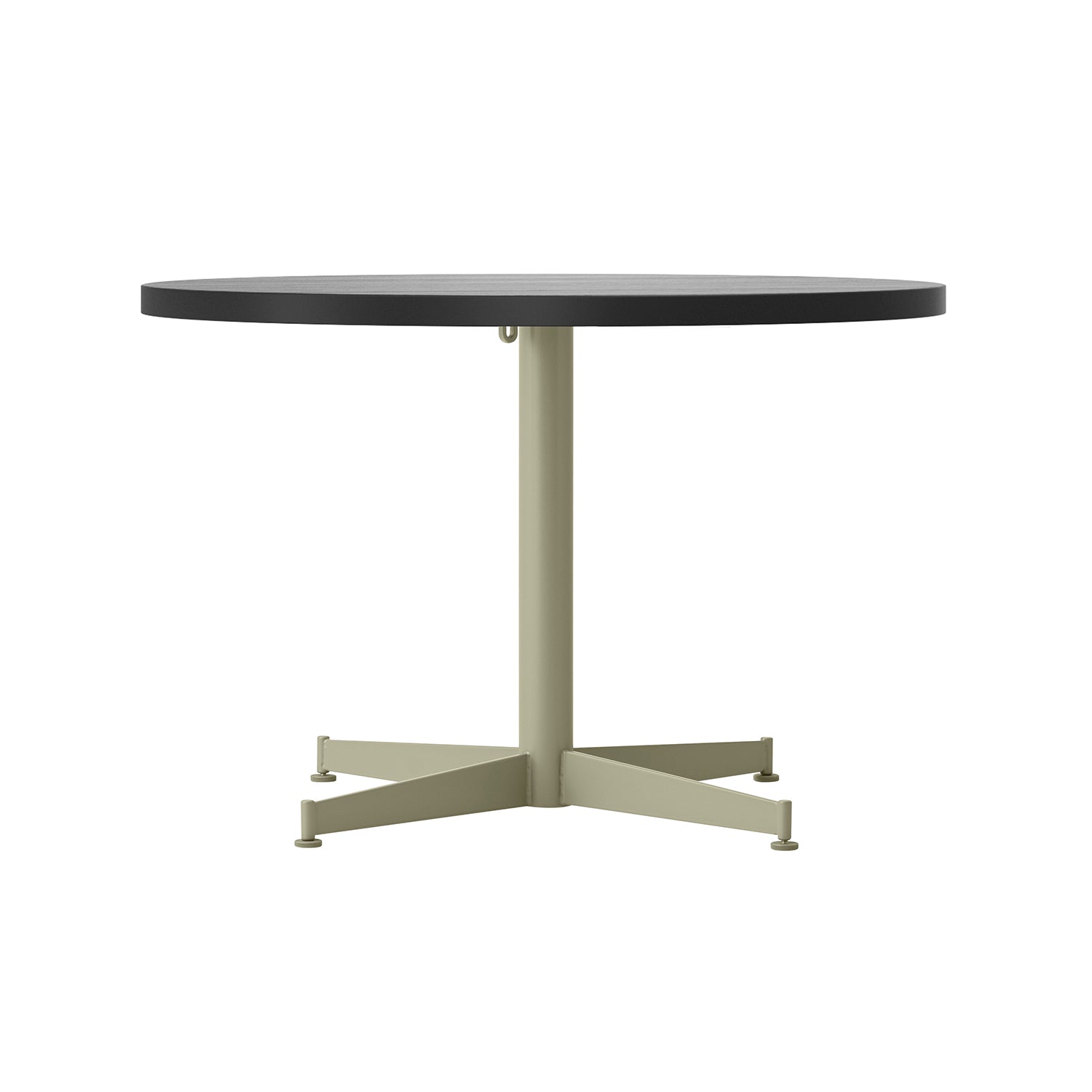 Nook Lounge Table: Black Oak Veneer + Olive
