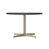 Nook Lounge Table: Black Oak Veneer + Olive