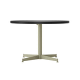 Nook Lounge Table: Linoleum Charcoal + Olive