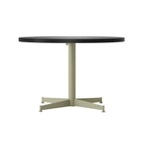Nook Lounge Table: Linoleum Charcoal + Olive