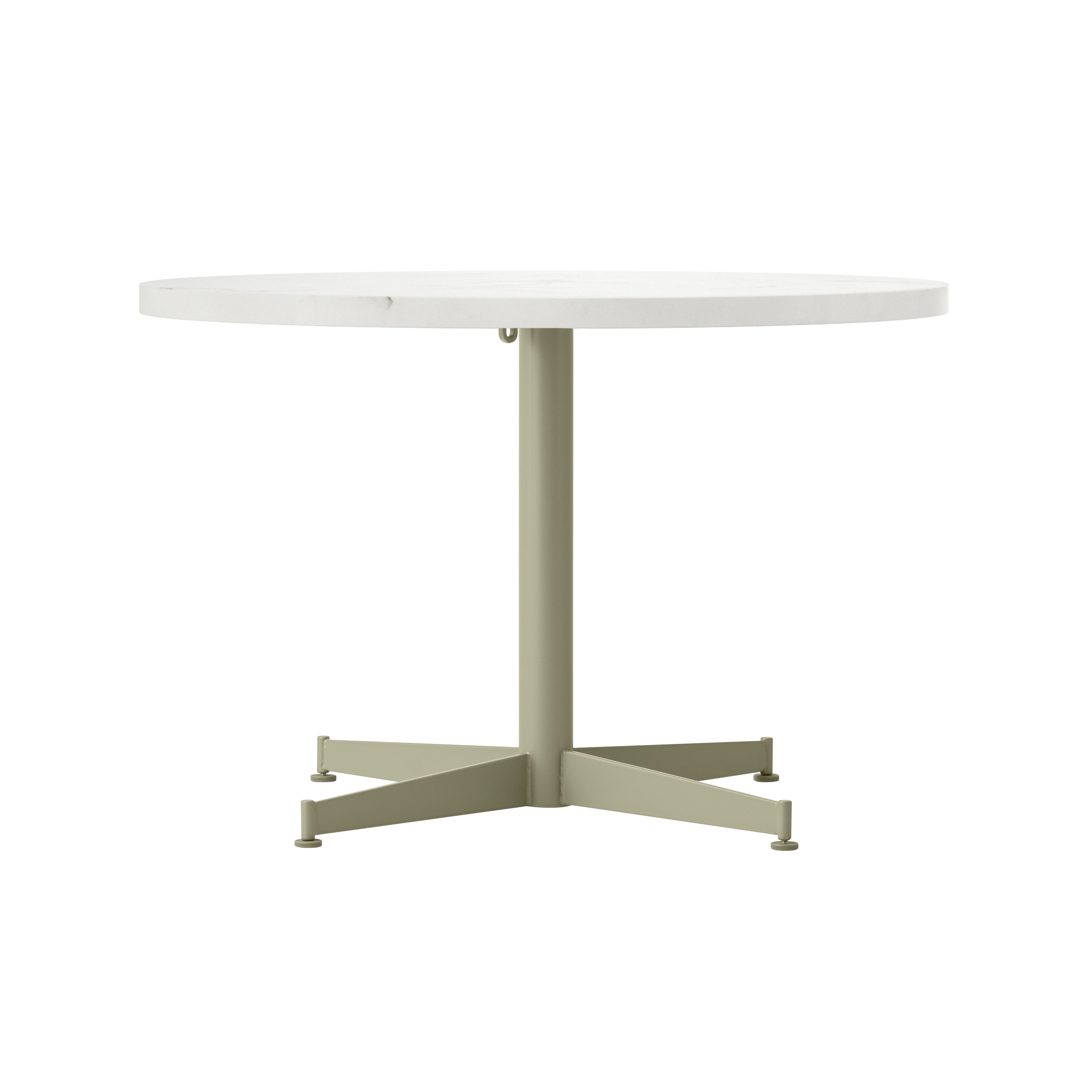 Nook Lounge Table: Estremoz Marble + Olive