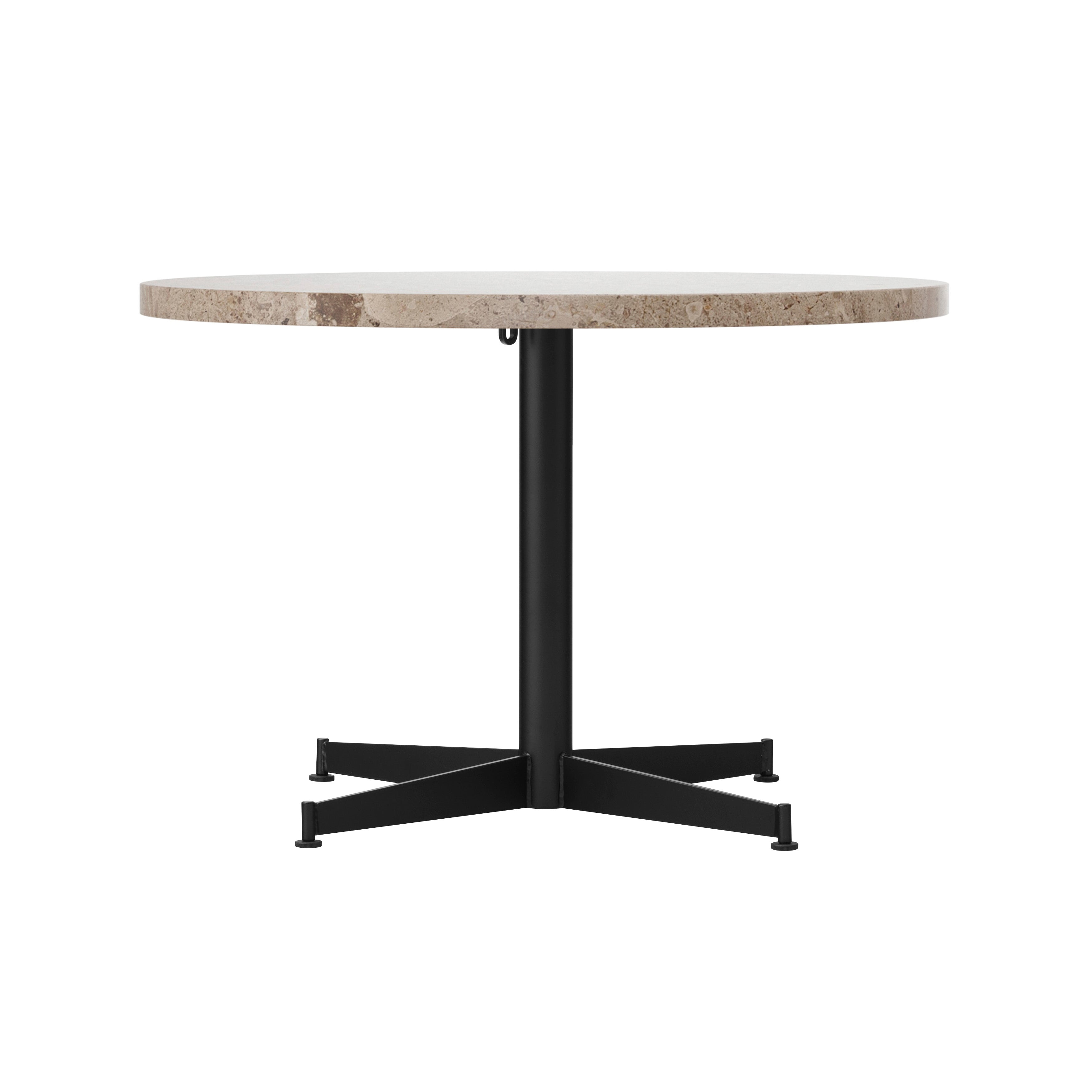 Nook Lounge Table: Kunis Breccia + Black